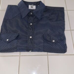 Corral West Ranch Wear Western Shirt Pearl Snap  XL